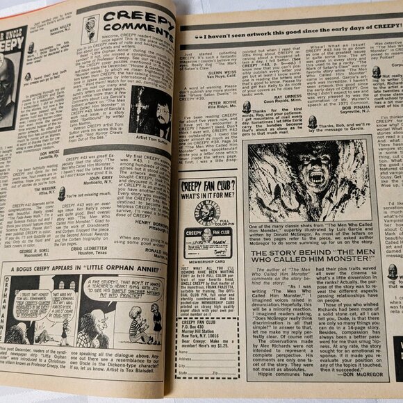 1972 CREEPY HORROR MAGAZINE VINTAGE BACK ISSUE #45 DUNGEONS OF THE SOUL BOOK - Picture 6 of 16
